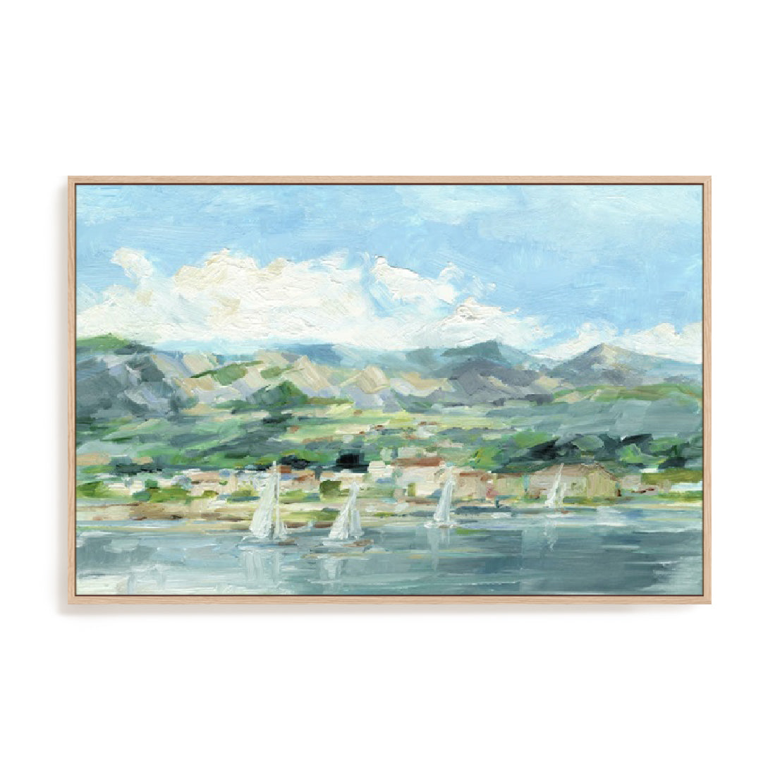 Sailing Along The Coast II Wall Art