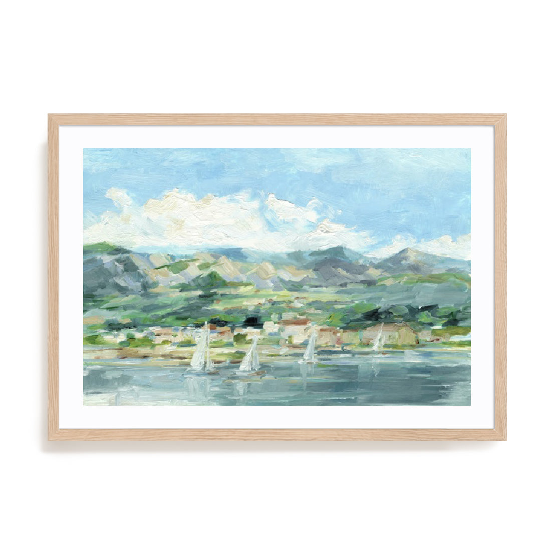 Sailing Along The Coast II Wall Art