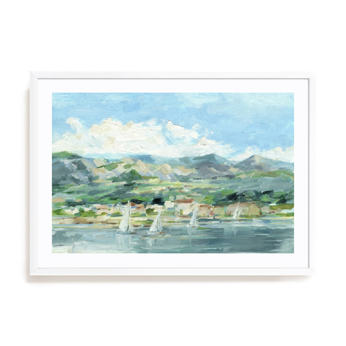 Sailing Along The Coast II Wall Art