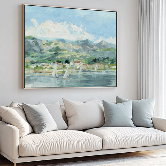 Sailing Along The Coast II Wall Art