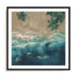 Blue Shore Wall Art #oran_black-white-border