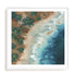 Cliffside Wall Art #oran_white-white-border