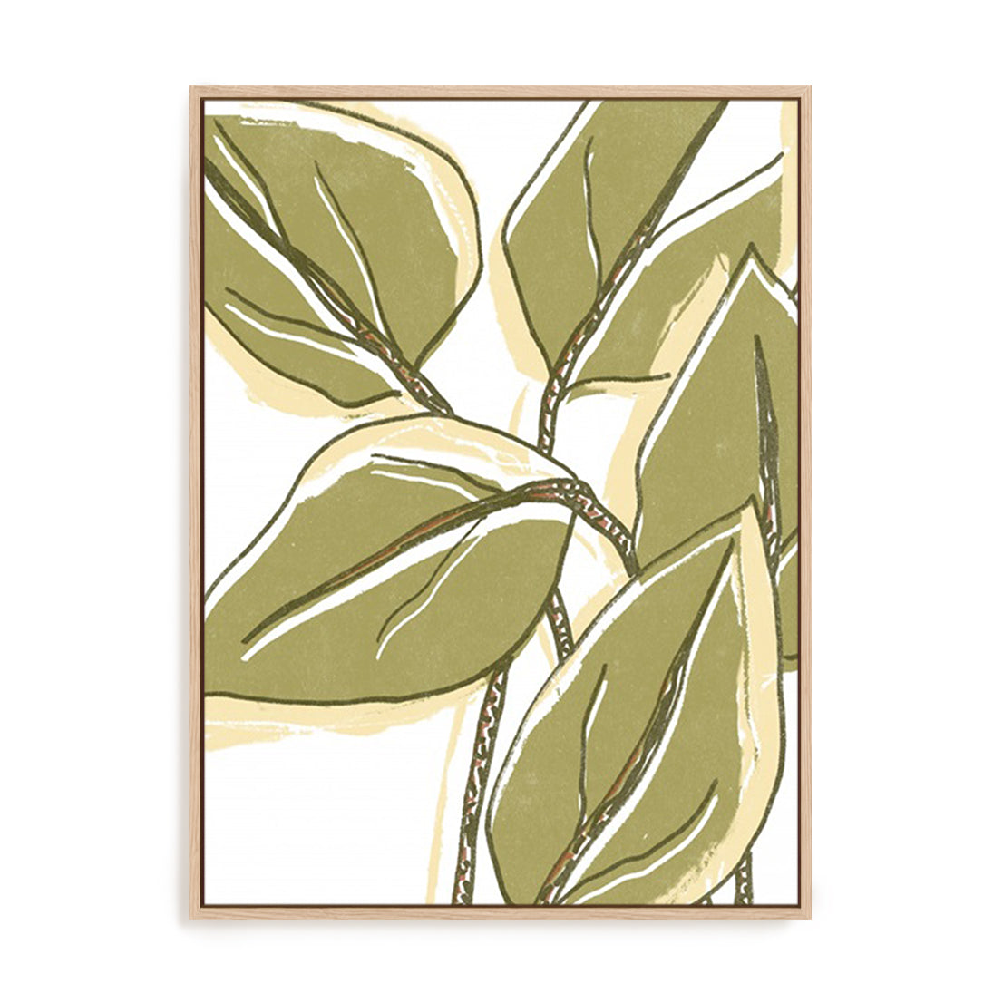 Tropical Offset I Wall Art