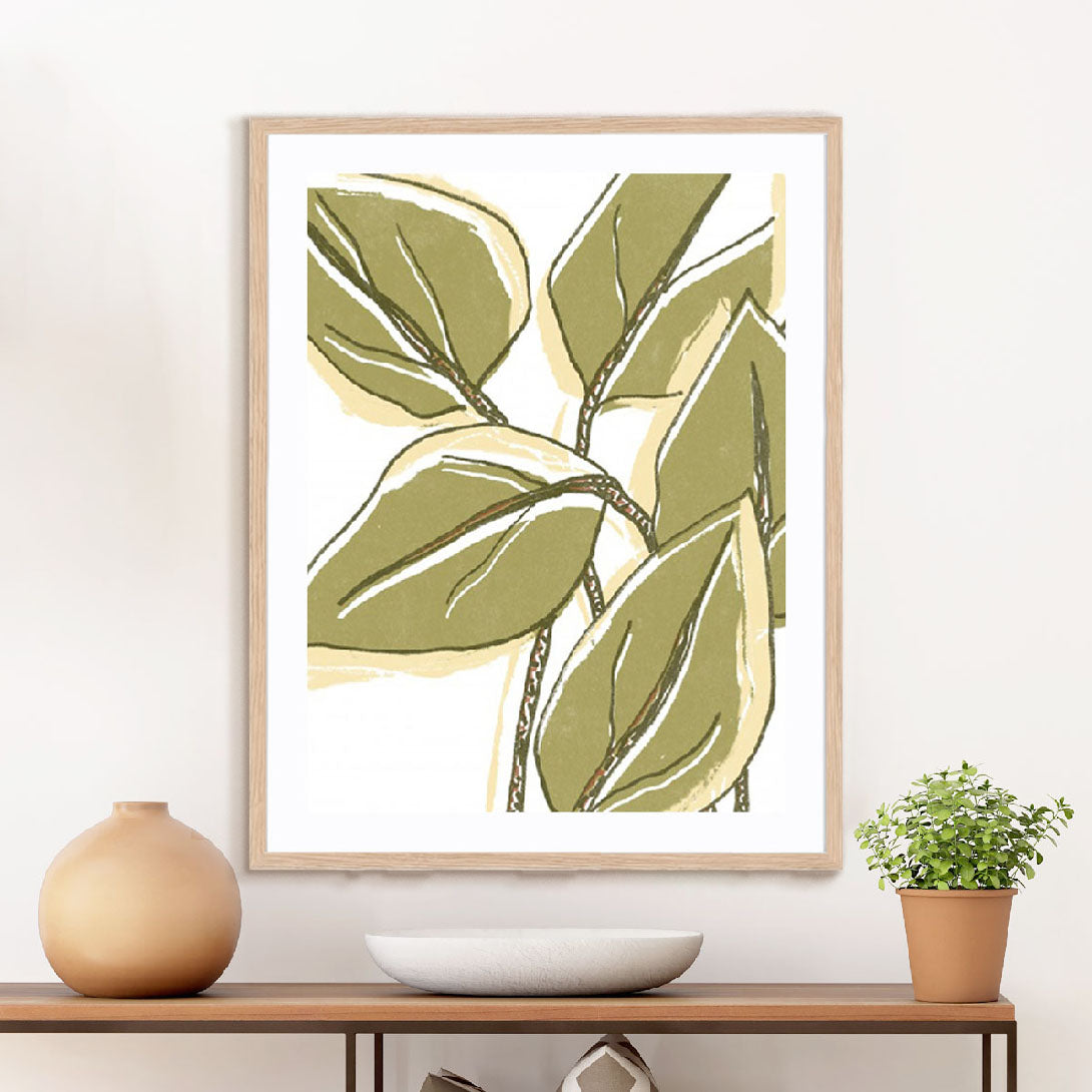 Tropical Offset I Wall Art