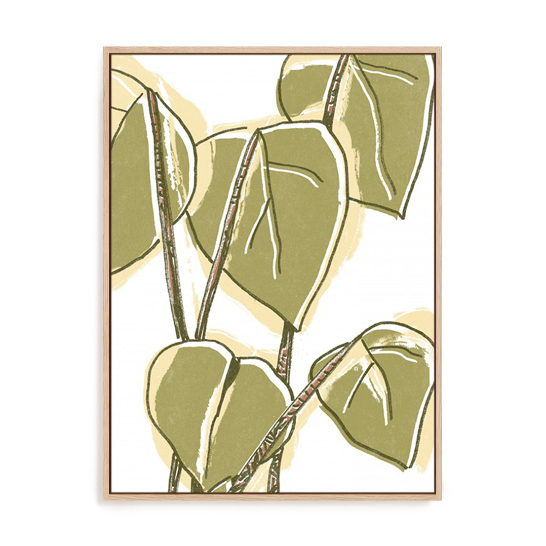 Tropical Offset II Wall Art