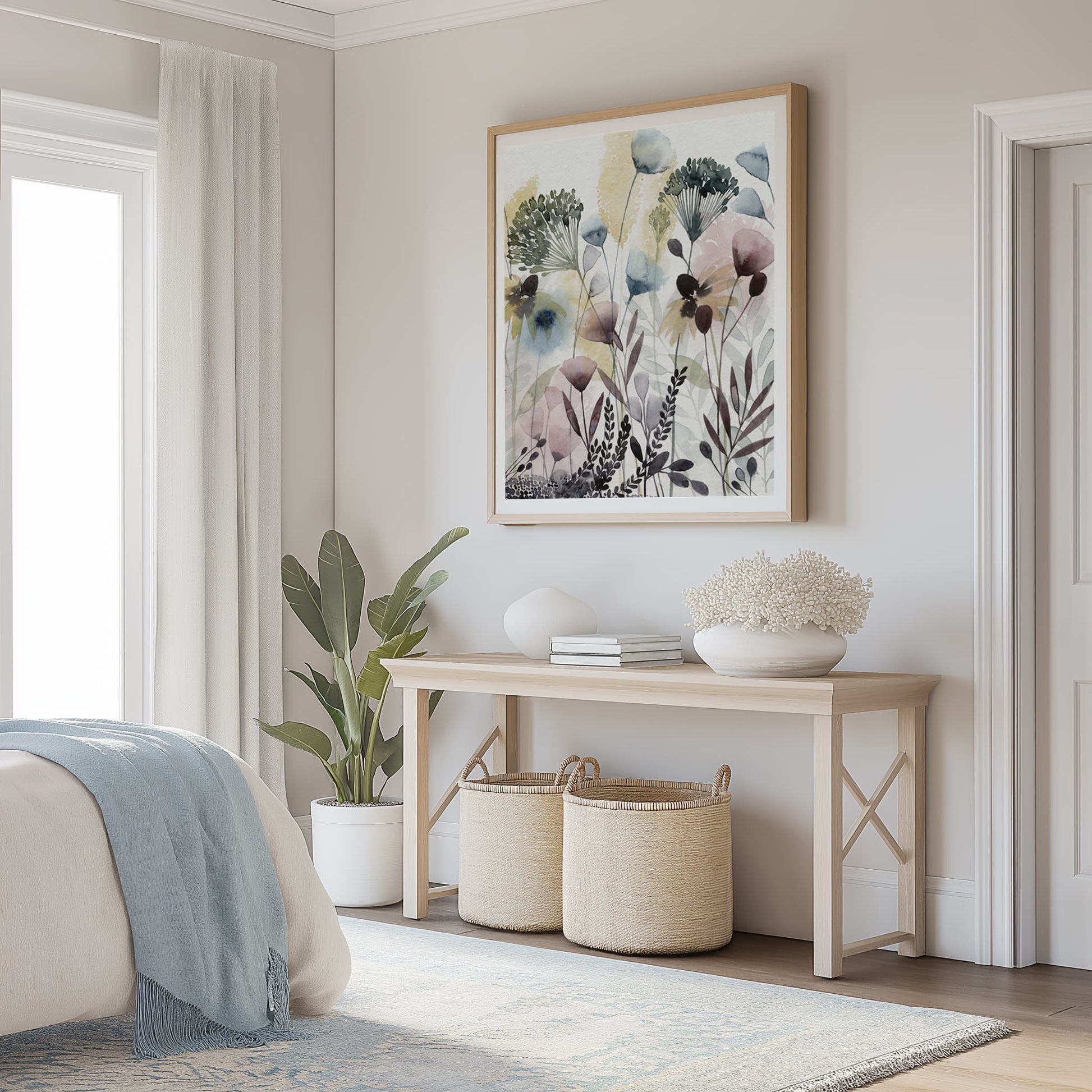 Watercolor Wildflower II Wall Art