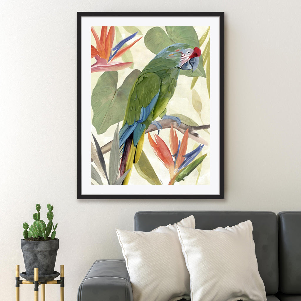 Tropical Parrot Composition I