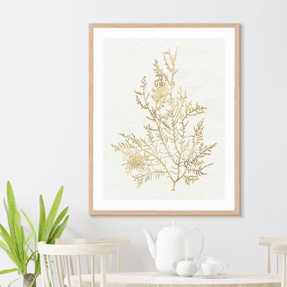 Gilded Algae VIII Wall Art