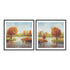 Lake Reflections I and II Wall Art