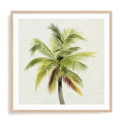 Coco Watercolor Palm I Wall Art