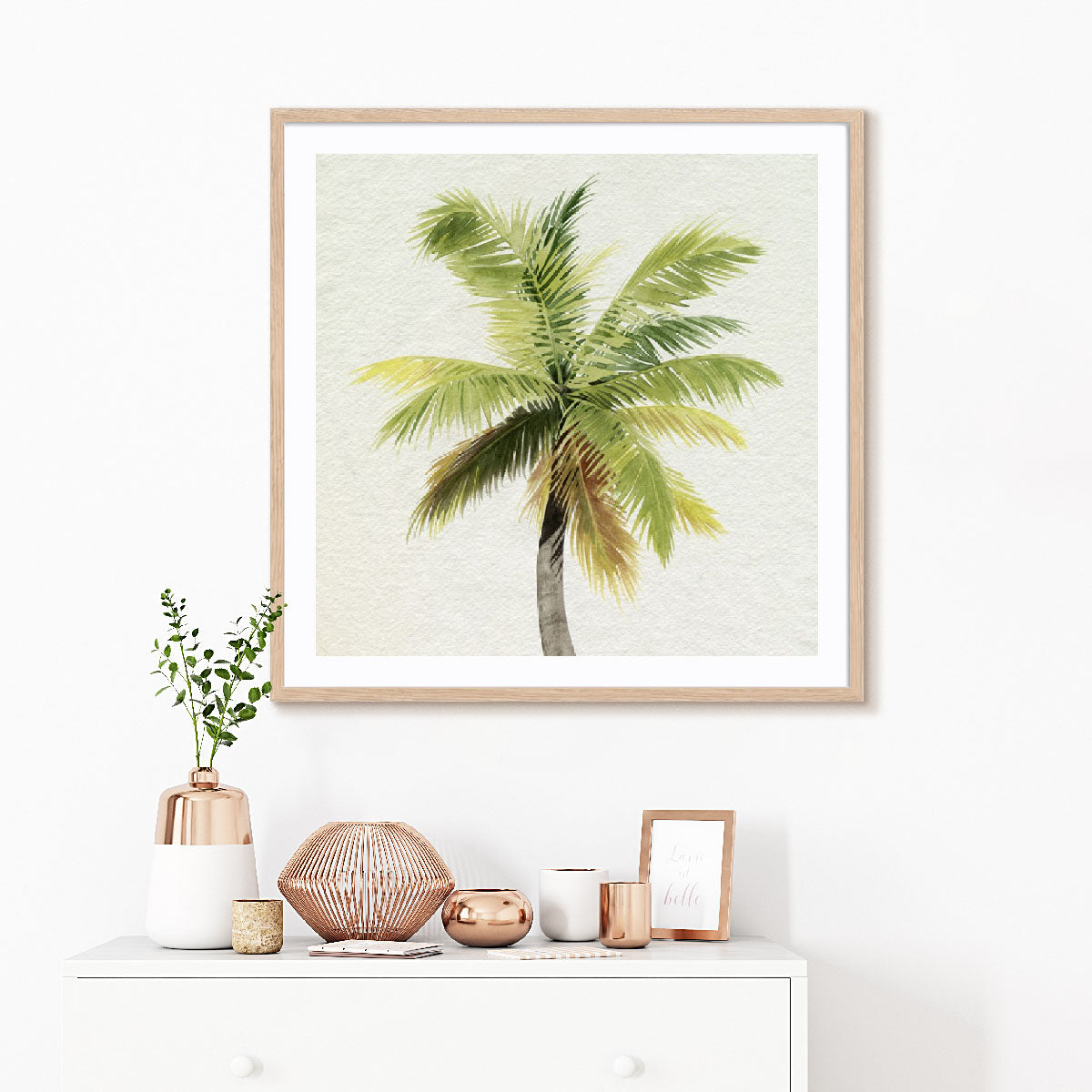 Coco Watercolor Palm II Wall Art