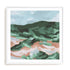 Seafoam Hills II Wall Art #oran_white-white-border