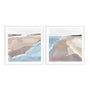 Beach Walk I and II Wall Art