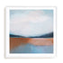 Dune Lake II Wall Art #oran_white-white-border