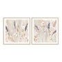 Lavender Flower Field I and II Wall Art