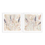 Lavender Flower Field I and II Wall Art