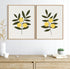 Trois Oranges I and II Wall Art