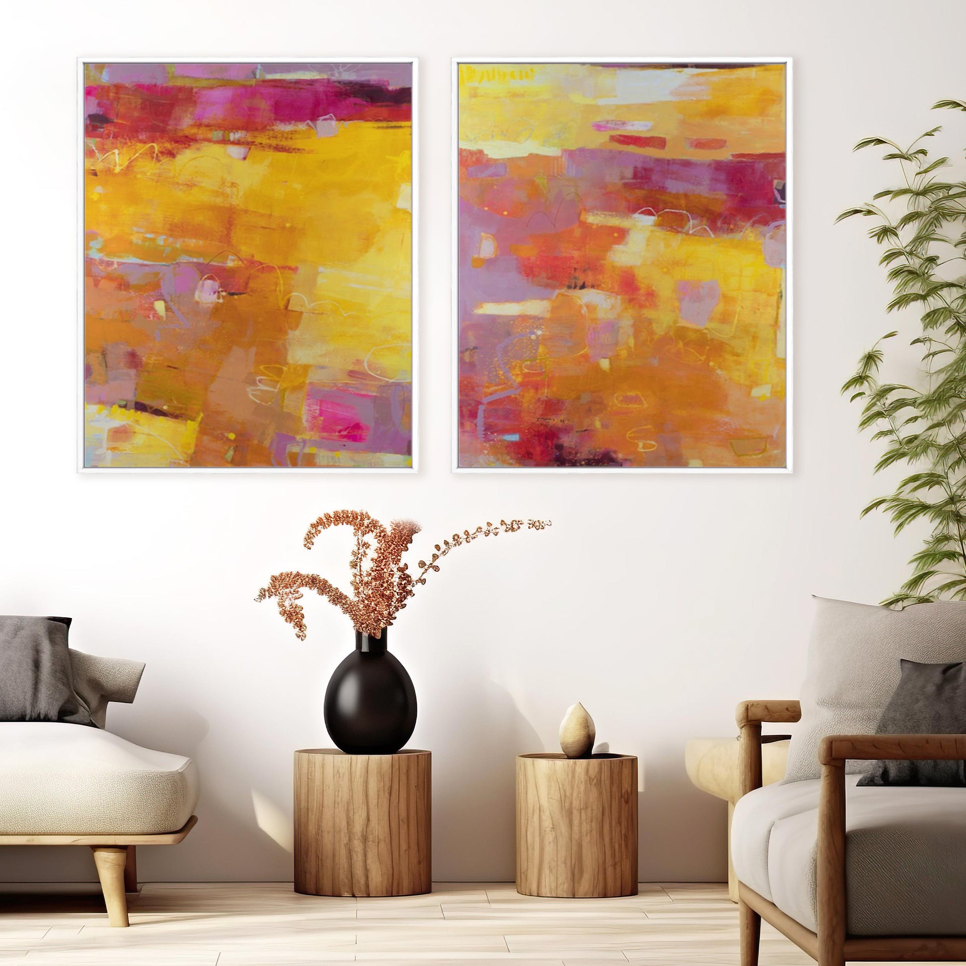 Viv I and II Wall Art