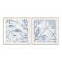 Seabed Scene I and IV Wall Art