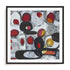 Fruit Collage II Wall Art #oran_black-white-border