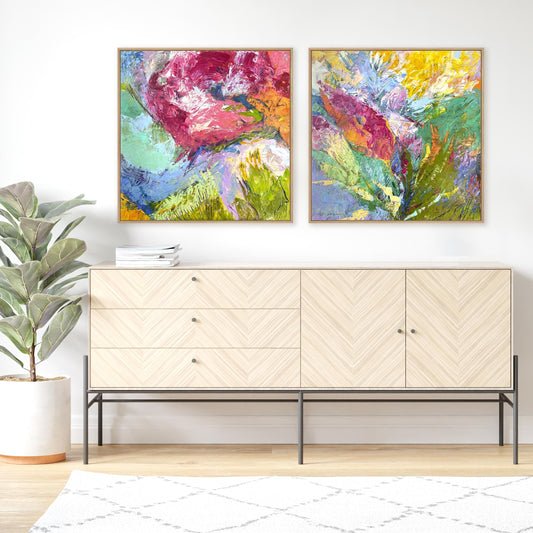 Bird in the Hand I and II Wall Art