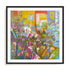 From My Garden Window II Wall Art #oran_black-white-border