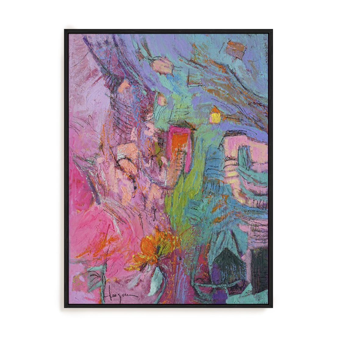 My Pink House Wall Art