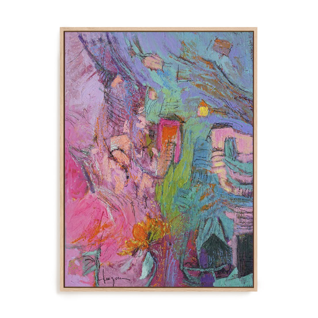 My Pink House Wall Art