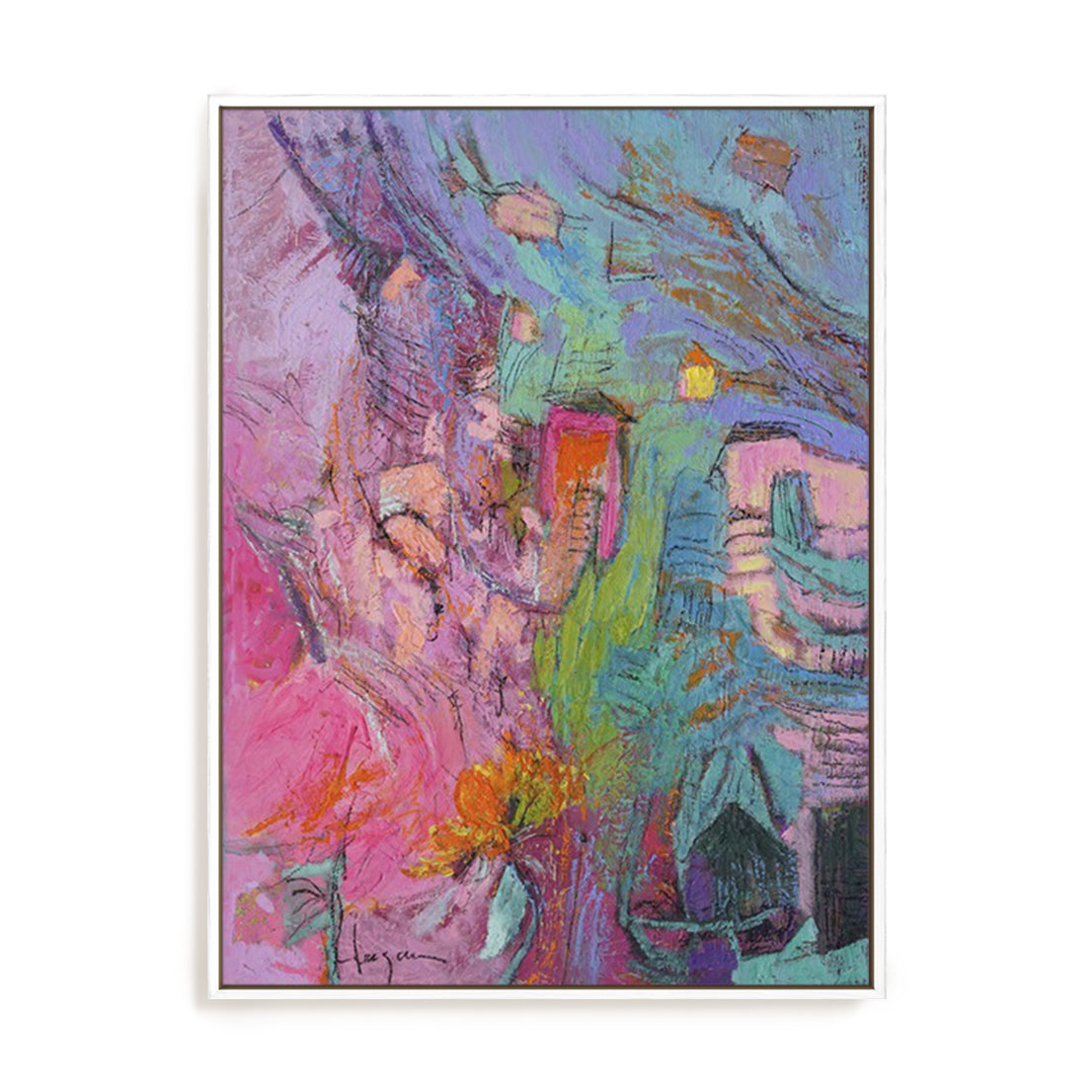 My Pink House Wall Art