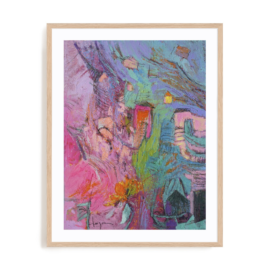 My Pink House Wall Art