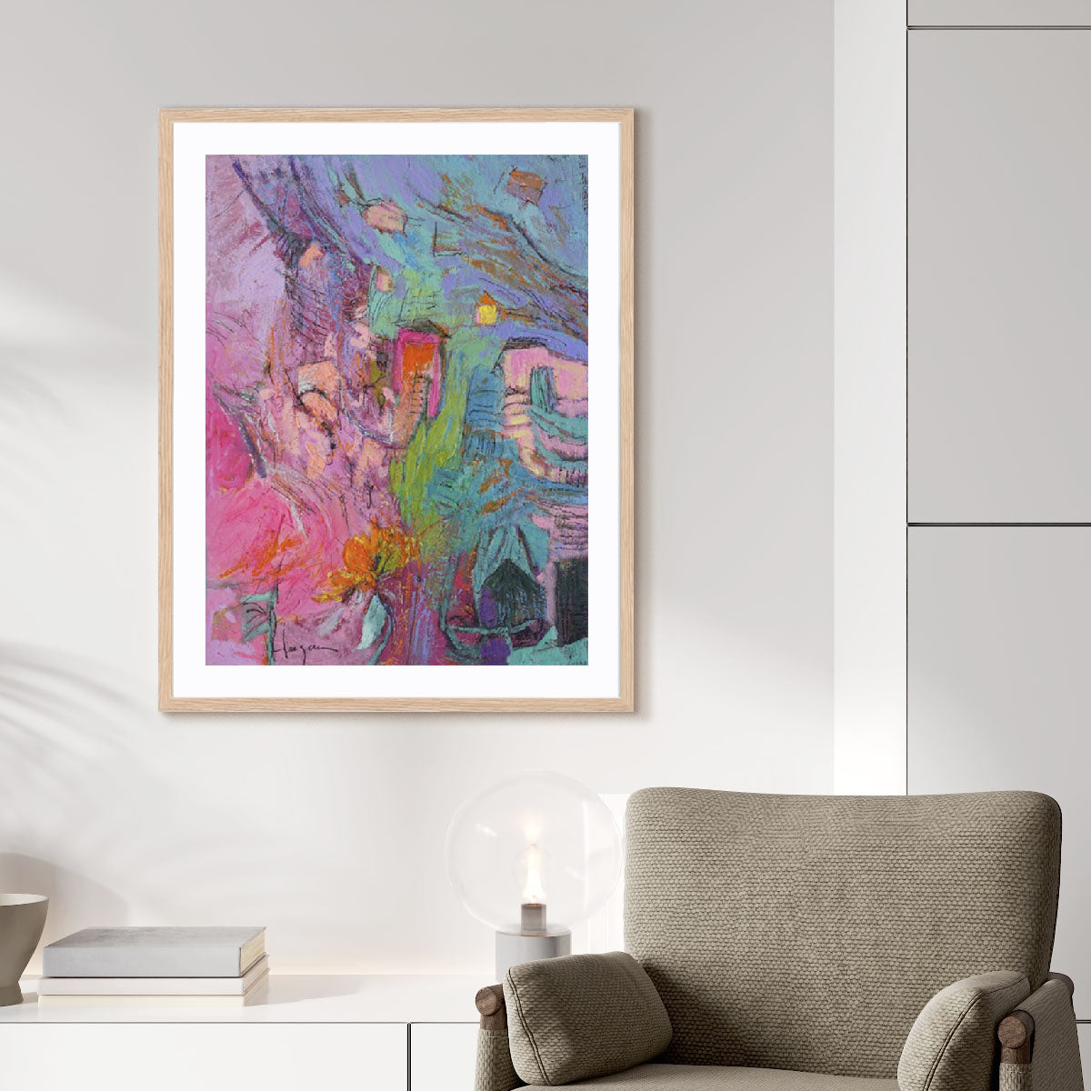 My Pink House Wall Art