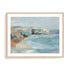 Turquoise Cliff Wall I Wall Art
