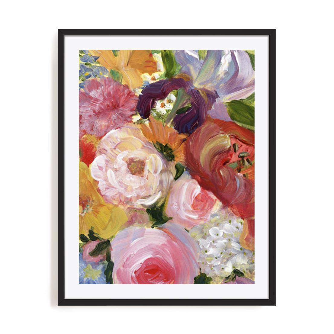 Yellow and Violet Flowers I