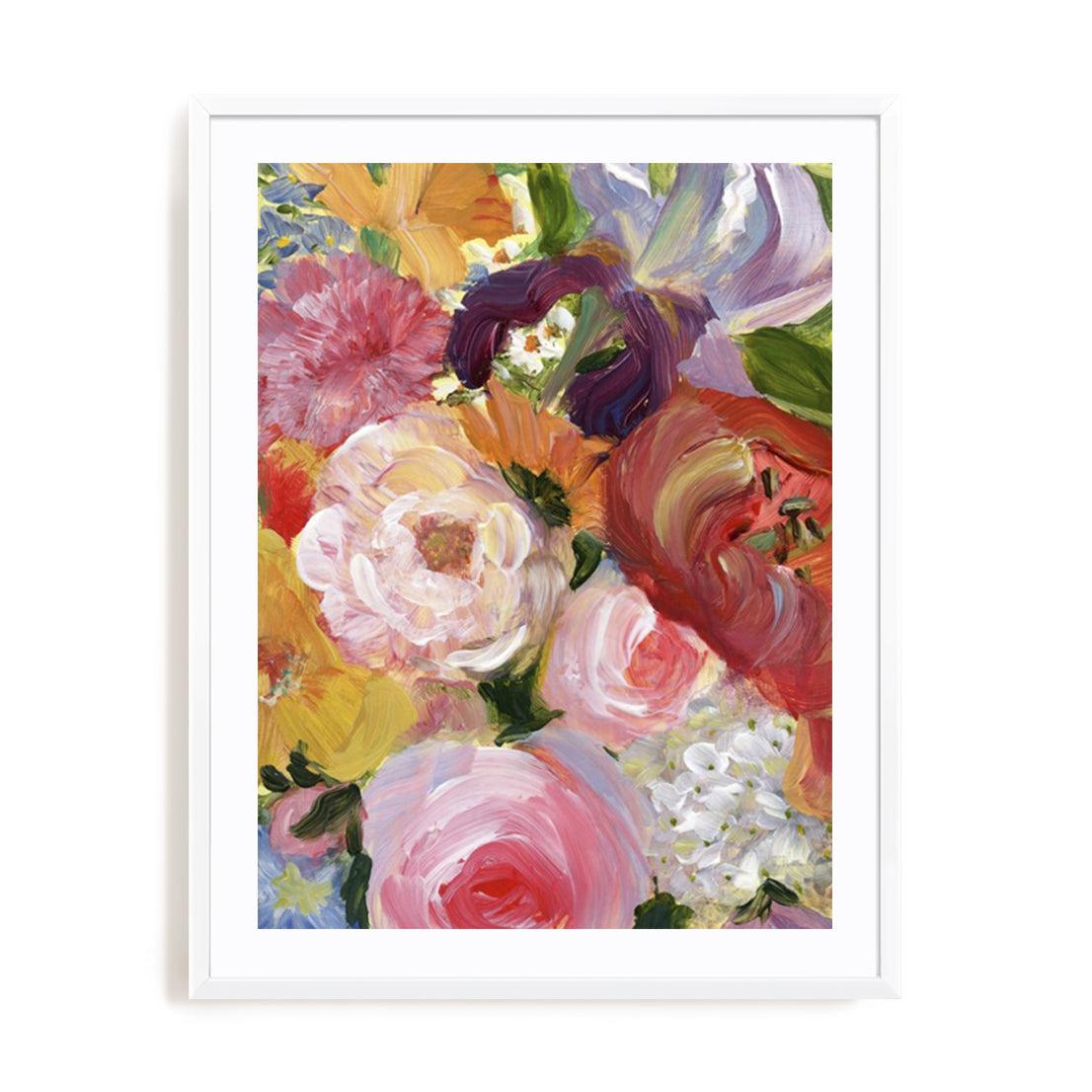Yellow and Violet Flowers I