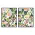 Dew Drop Flowers I and II Wall Art