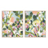 Dew Drop Flowers I and II Wall Art