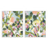 Dew Drop Flowers I and II Wall Art