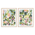 Dew Drop Flowers I and II Wall Art