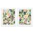 Dew Drop Flowers I and II Wall Art