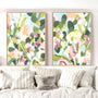 Dew Drop Flowers I and II Wall Art