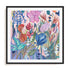 Tropical Fest IV Wall Art #oran_black-white-border