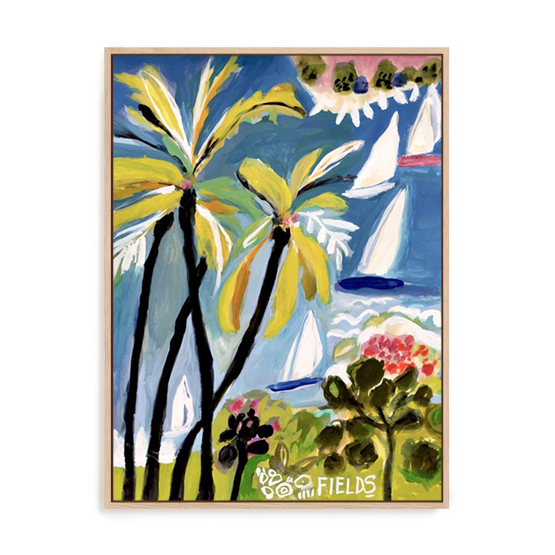 Palm Landscape II Wall Art