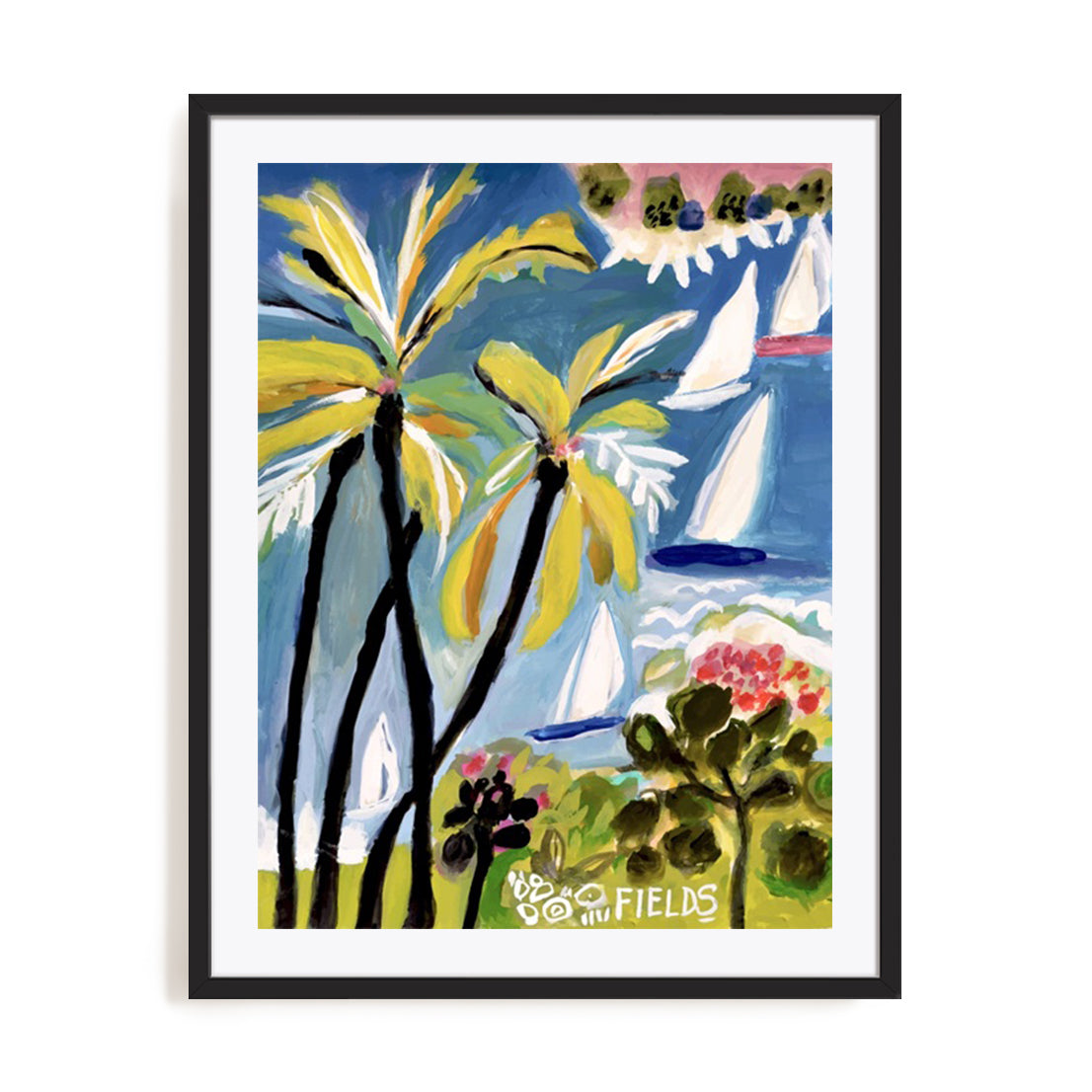 Palm Landscape II Wall Art