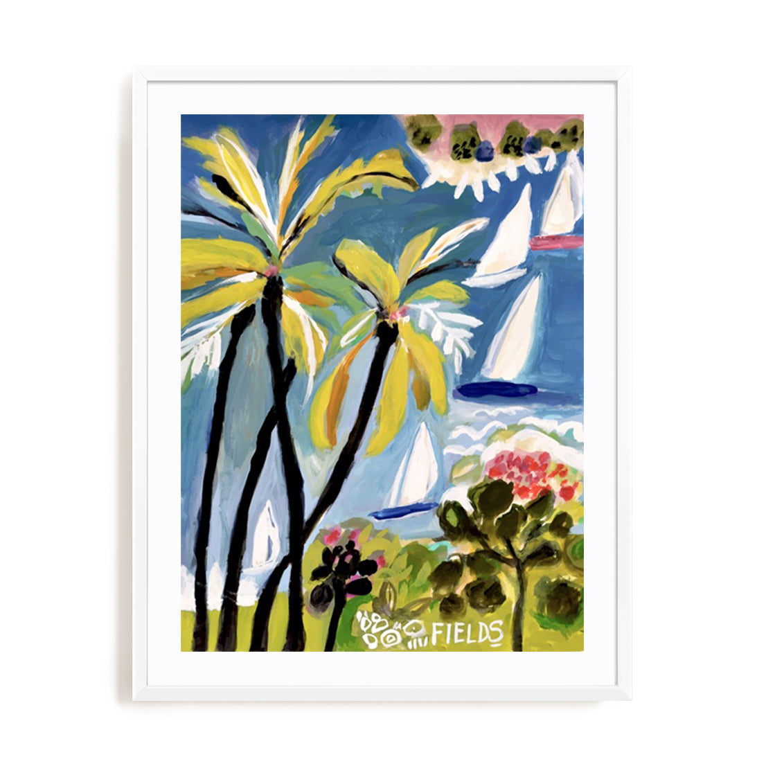 Palm Landscape II Wall Art