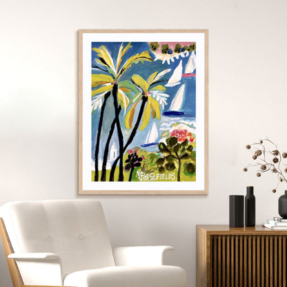 Palm Landscape II Wall Art