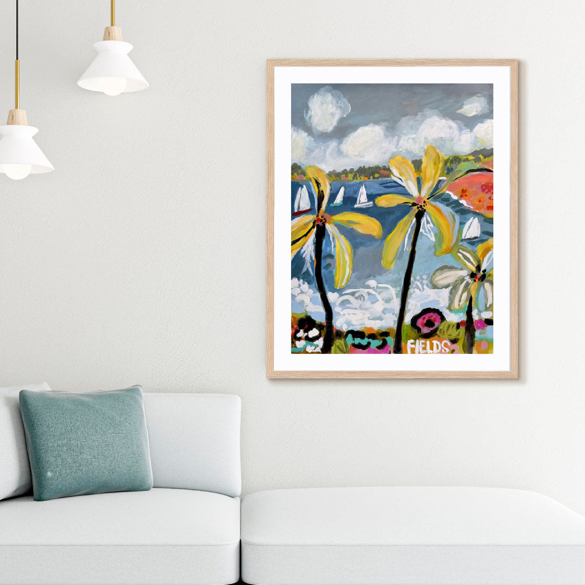 Palm Landscape III Wall Art