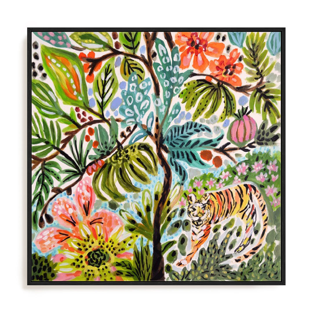Jungle Cat Landscape II Wall Art