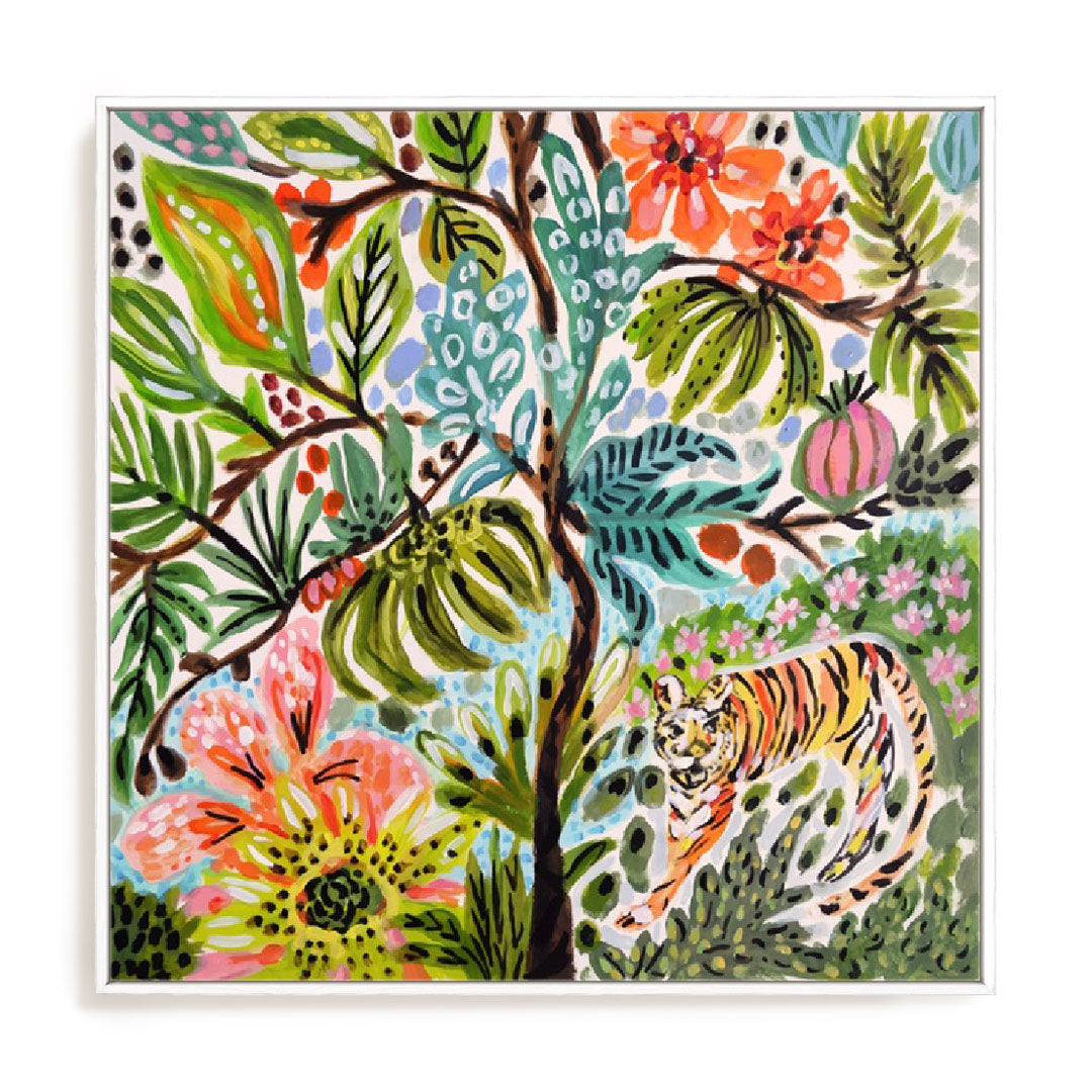 Jungle Cat Landscape II Wall Art