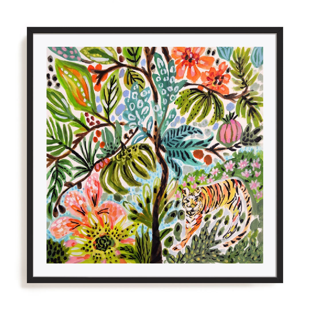 Jungle Cat Landscape II Wall Art
