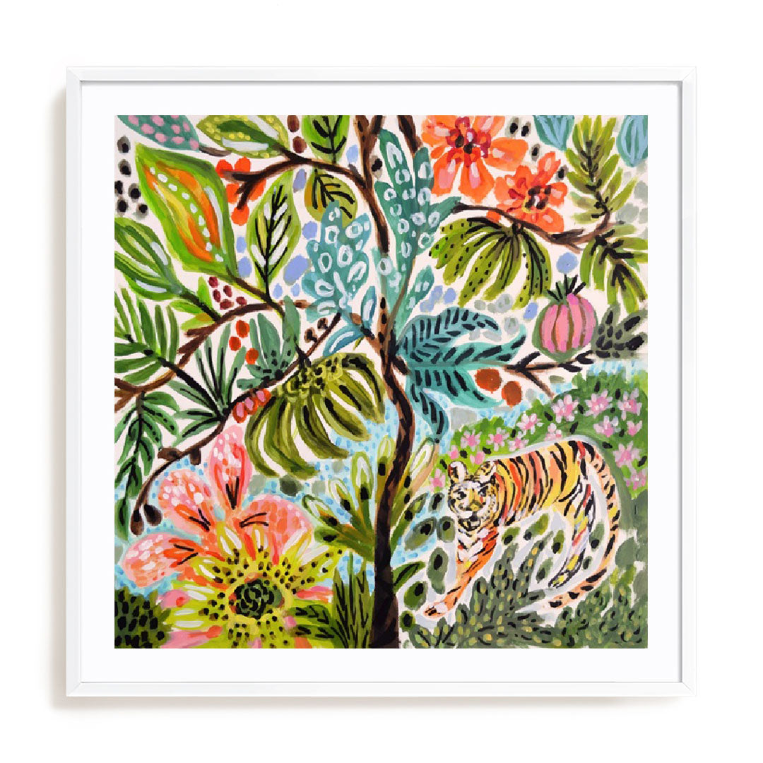 Jungle Cat Landscape II Wall Art